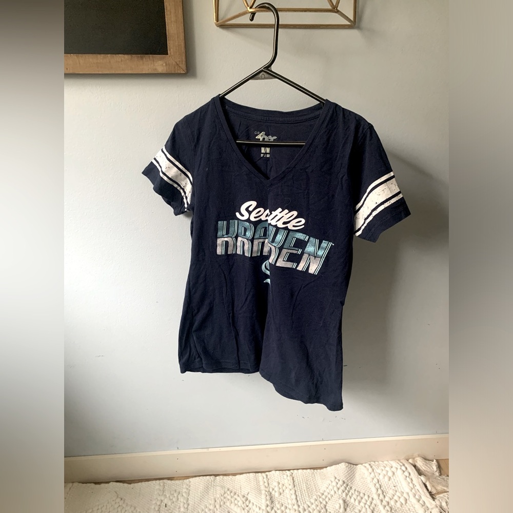 NHL Seattle Kraken Hockey V-Neck Tee